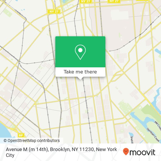 Avenue M (m 14th), Brooklyn, NY 11230 map