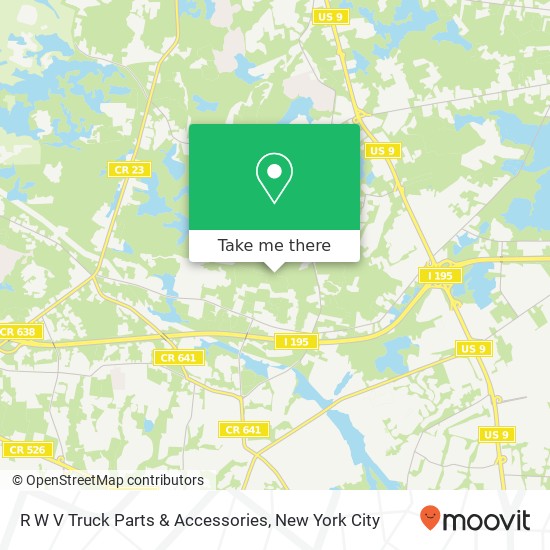 Mapa de R W V Truck Parts & Accessories, 351 Pfister Rd