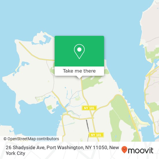 26 Shadyside Ave, Port Washington, NY 11050 map