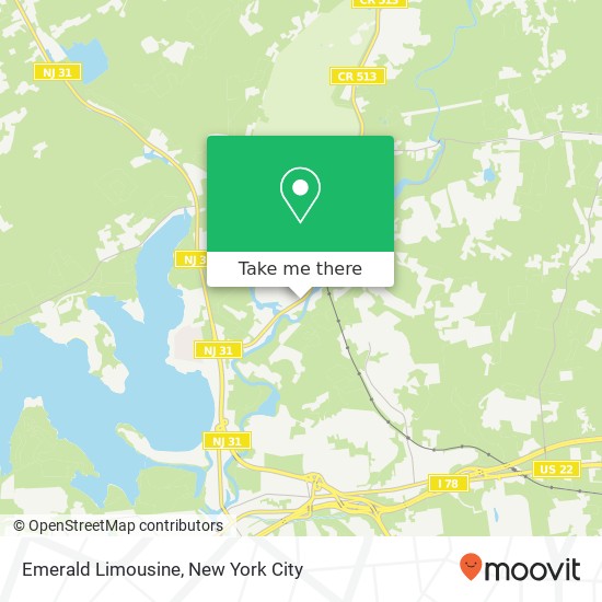 Mapa de Emerald Limousine