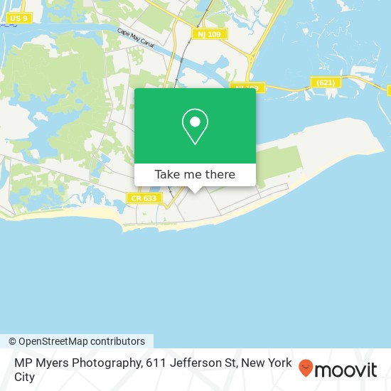 Mapa de MP Myers Photography, 611 Jefferson St