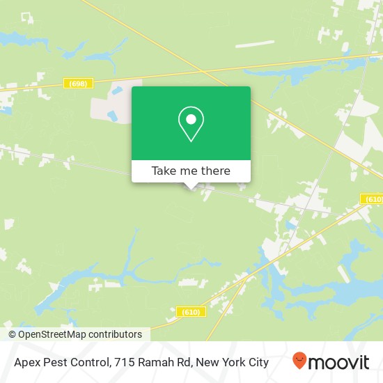 Apex Pest Control, 715 Ramah Rd map