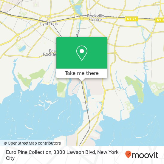 Euro Pine Collection, 3300 Lawson Blvd map