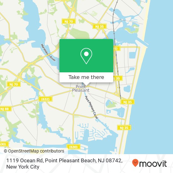 1119 Ocean Rd, Point Pleasant Beach, NJ 08742 map