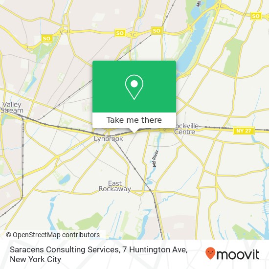 Saracens Consulting Services, 7 Huntington Ave map