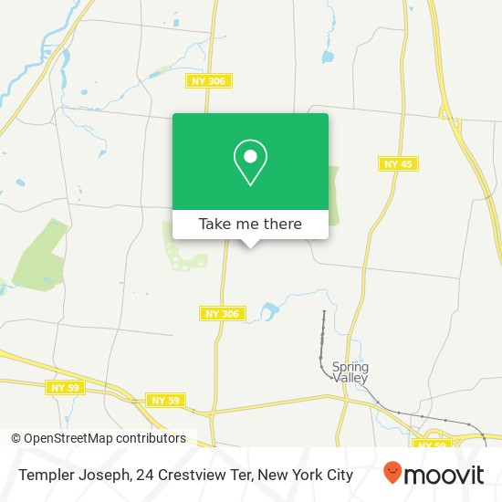 Mapa de Templer Joseph, 24 Crestview Ter