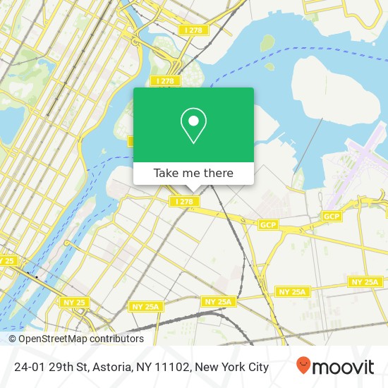 Mapa de 24-01 29th St, Astoria, NY 11102