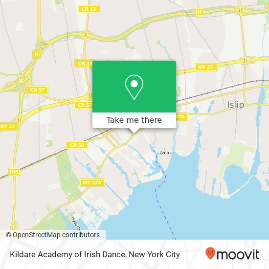 Kildare Academy of Irish Dance map