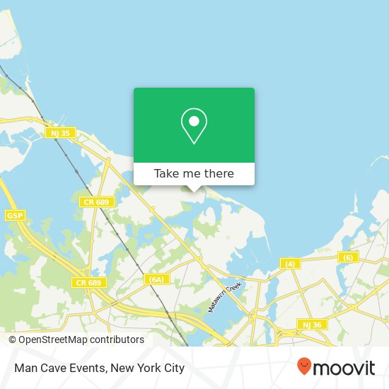 Mapa de Man Cave Events