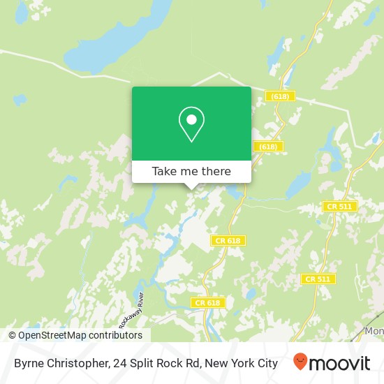 Byrne Christopher, 24 Split Rock Rd map