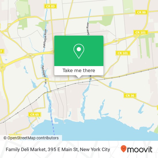 Family Deli Market, 395 E Main St map
