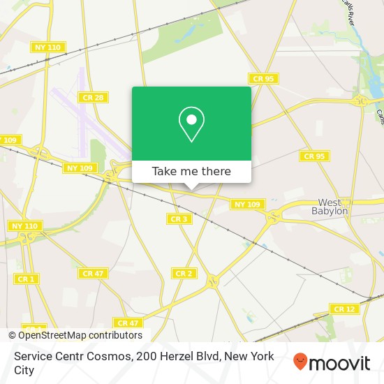 Service Centr Cosmos, 200 Herzel Blvd map