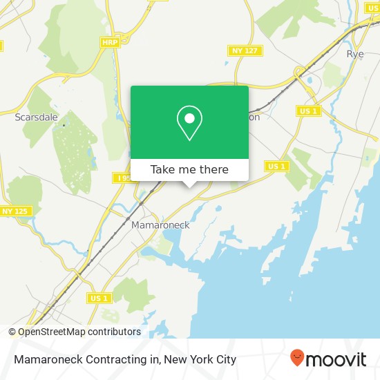 Mapa de Mamaroneck Contracting in