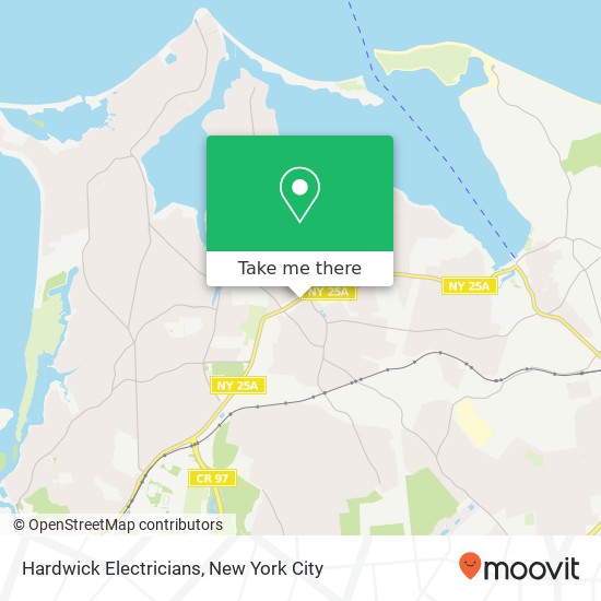 Hardwick Electricians map