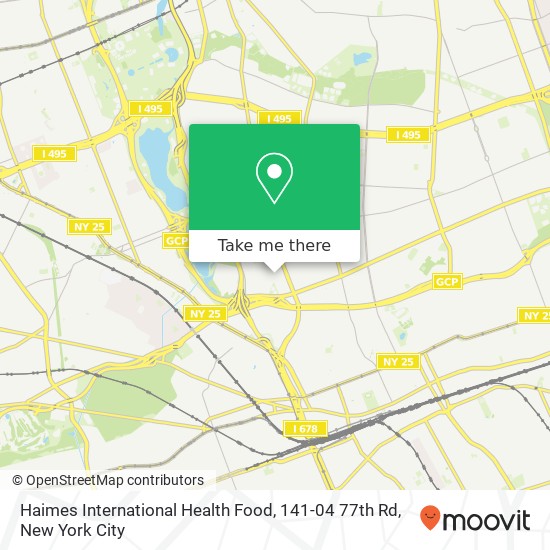Haimes International Health Food, 141-04 77th Rd map