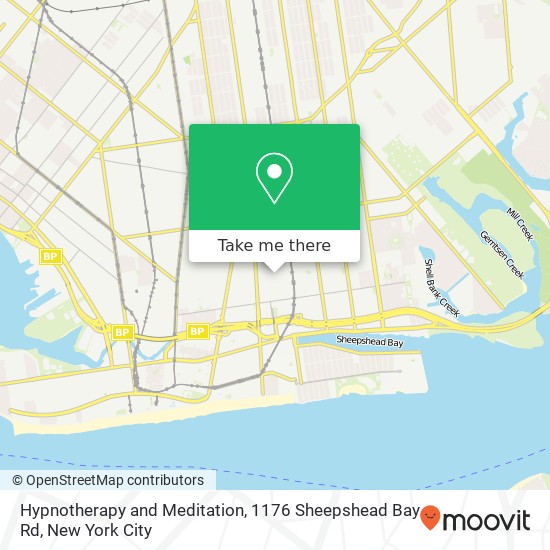 Mapa de Hypnotherapy and Meditation, 1176 Sheepshead Bay Rd