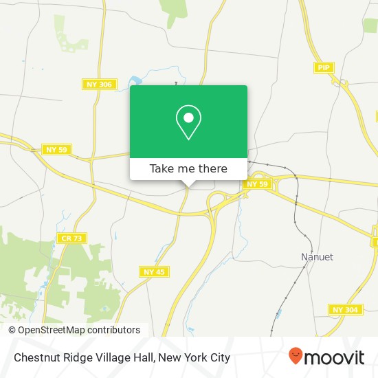 Mapa de Chestnut Ridge Village Hall