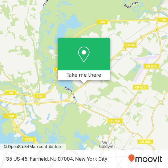 Mapa de 35 US-46, Fairfield, NJ 07004