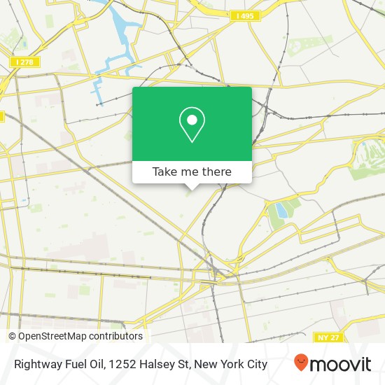 Rightway Fuel Oil, 1252 Halsey St map