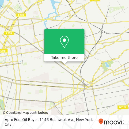 Apra Fuel Oil Buyer, 1145 Bushwick Ave map