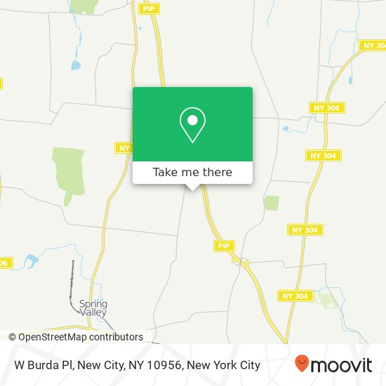 Mapa de W Burda Pl, New City, NY 10956