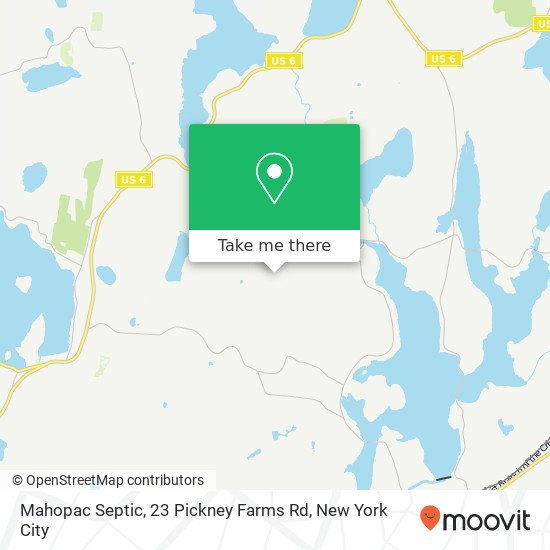 Mapa de Mahopac Septic, 23 Pickney Farms Rd
