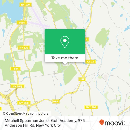 Mapa de Mitchell Spearman Junior Golf Academy, 975 Anderson Hill Rd