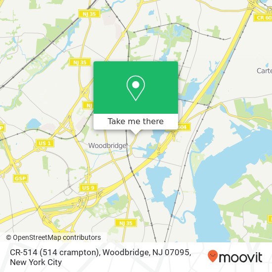 CR-514 (514 crampton), Woodbridge, NJ 07095 map
