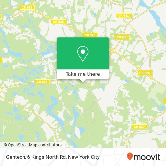 Mapa de Gentech, 6 Kings North Rd