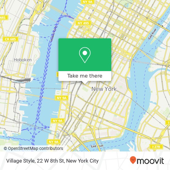 Village Style, 22 W 8th St map