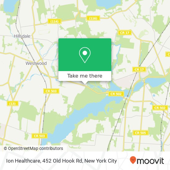 Ion Healthcare, 452 Old Hook Rd map