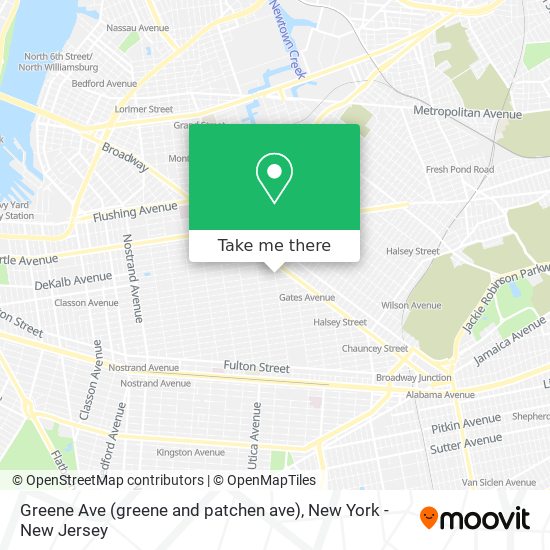 Mapa de Greene Ave (greene and patchen ave)