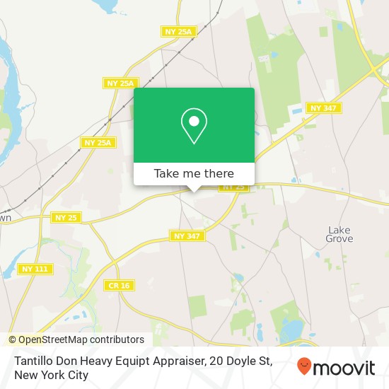 Tantillo Don Heavy Equipt Appraiser, 20 Doyle St map