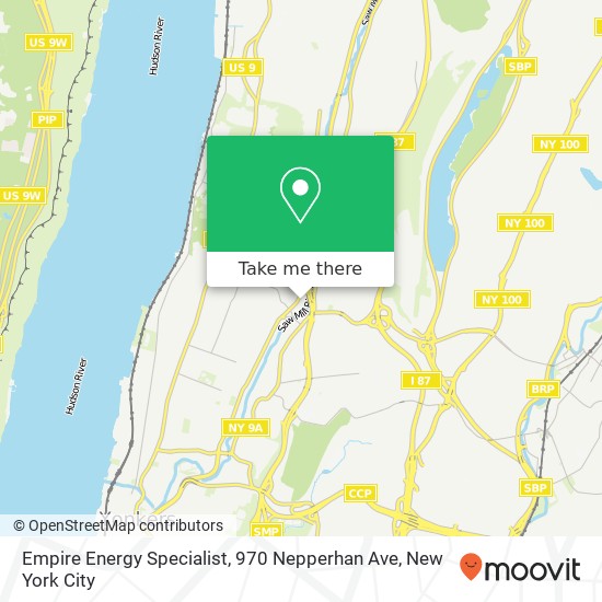 Mapa de Empire Energy Specialist, 970 Nepperhan Ave