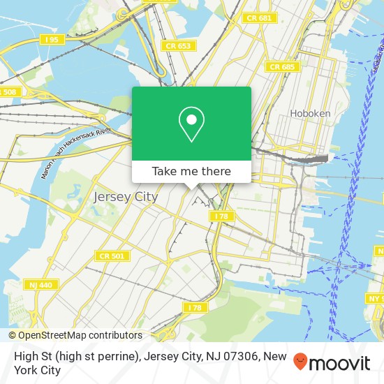 High St (high st perrine), Jersey City, NJ 07306 map
