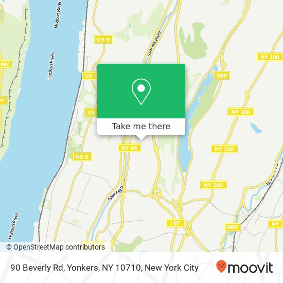 90 Beverly Rd, Yonkers, NY 10710 map