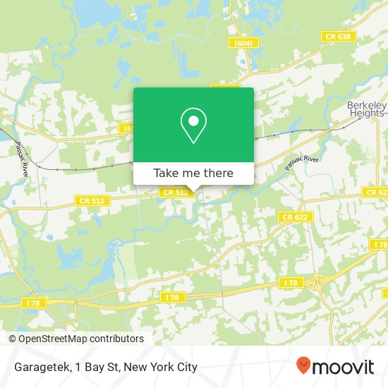 Mapa de Garagetek, 1 Bay St