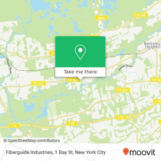 Mapa de Fiberguide Industries, 1 Bay St