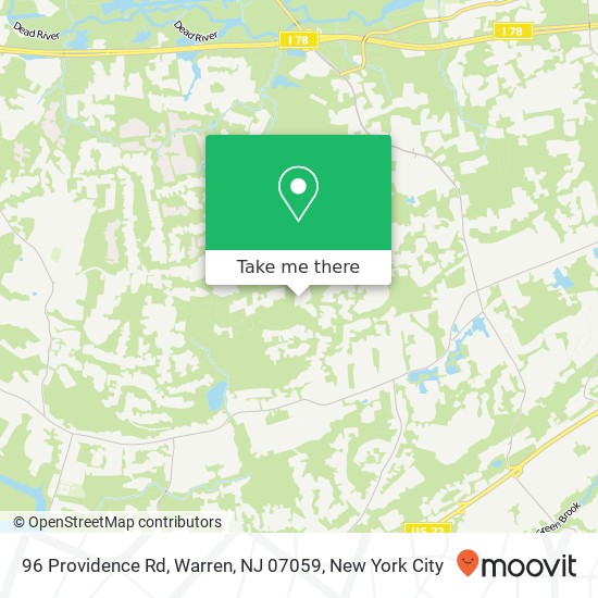 96 Providence Rd, Warren, NJ 07059 map