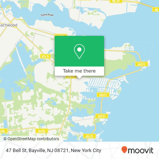 47 Bell St, Bayville, NJ 08721 map