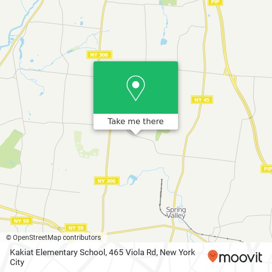 Mapa de Kakiat Elementary School, 465 Viola Rd