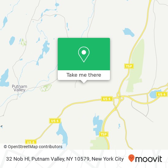 Mapa de 32 Nob Hl, Putnam Valley, NY 10579