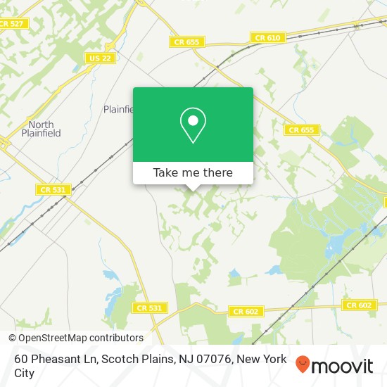 60 Pheasant Ln, Scotch Plains, NJ 07076 map