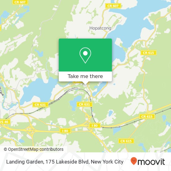 Landing Garden, 175 Lakeside Blvd map