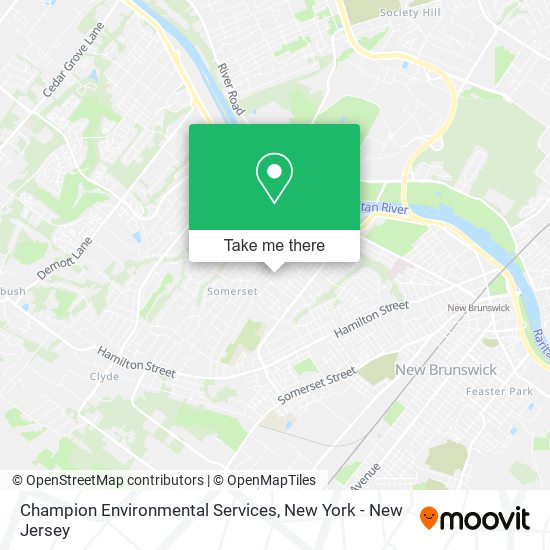 Champion Environmental Services map