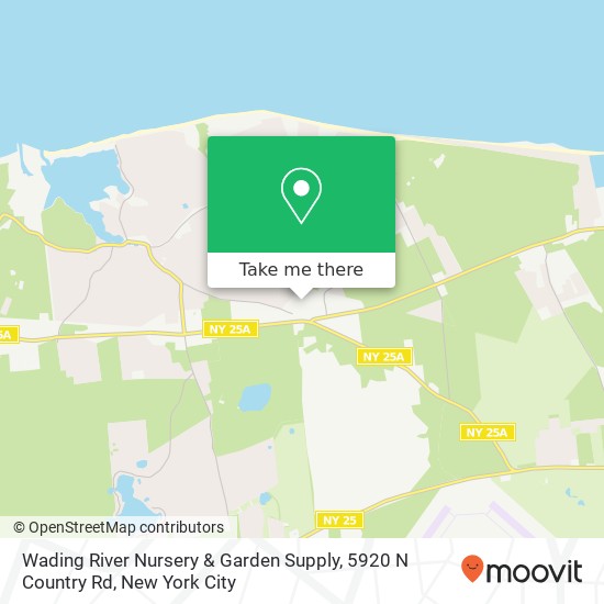 Wading River Nursery & Garden Supply, 5920 N Country Rd map