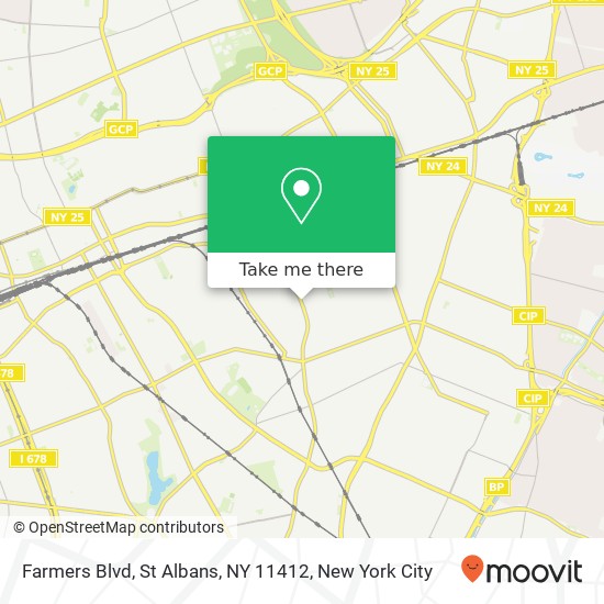 Mapa de Farmers Blvd, St Albans, NY 11412