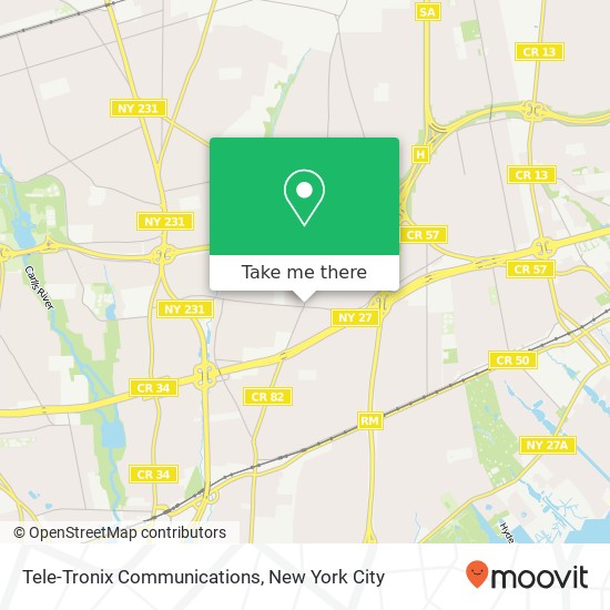Tele-Tronix Communications map