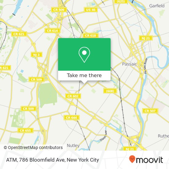 ATM, 786 Bloomfield Ave map