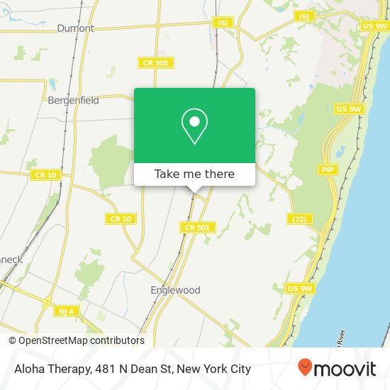 Aloha Therapy, 481 N Dean St map